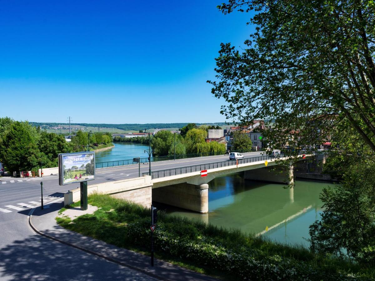 Escale À Épernay Bords De Marne Appt 2/4 Pers Apartamento Exterior foto
